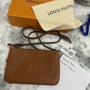 Double zip pockets monogram empreinte